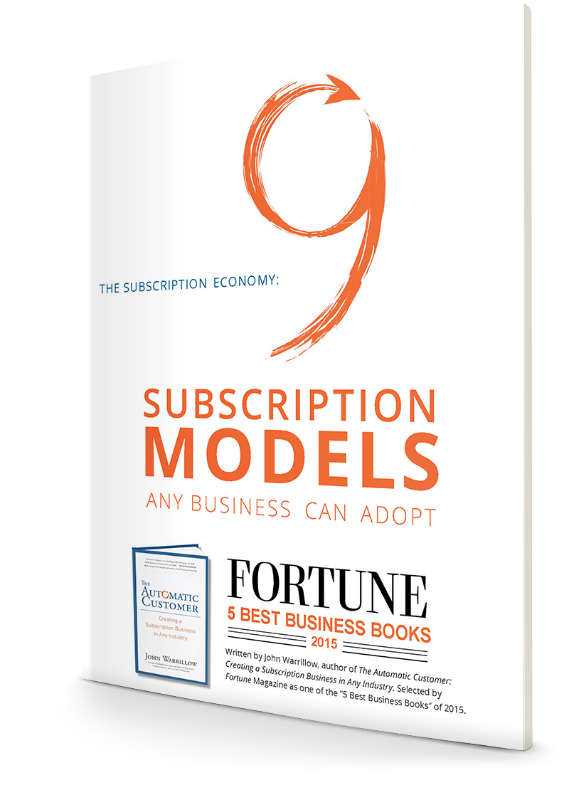 Free E-Book - 9 Subscription Models